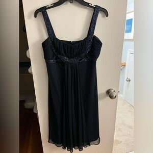 S.L. Fashions Navy Blue Dress - size 6